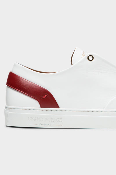 Avedon - White Leather Red Leather