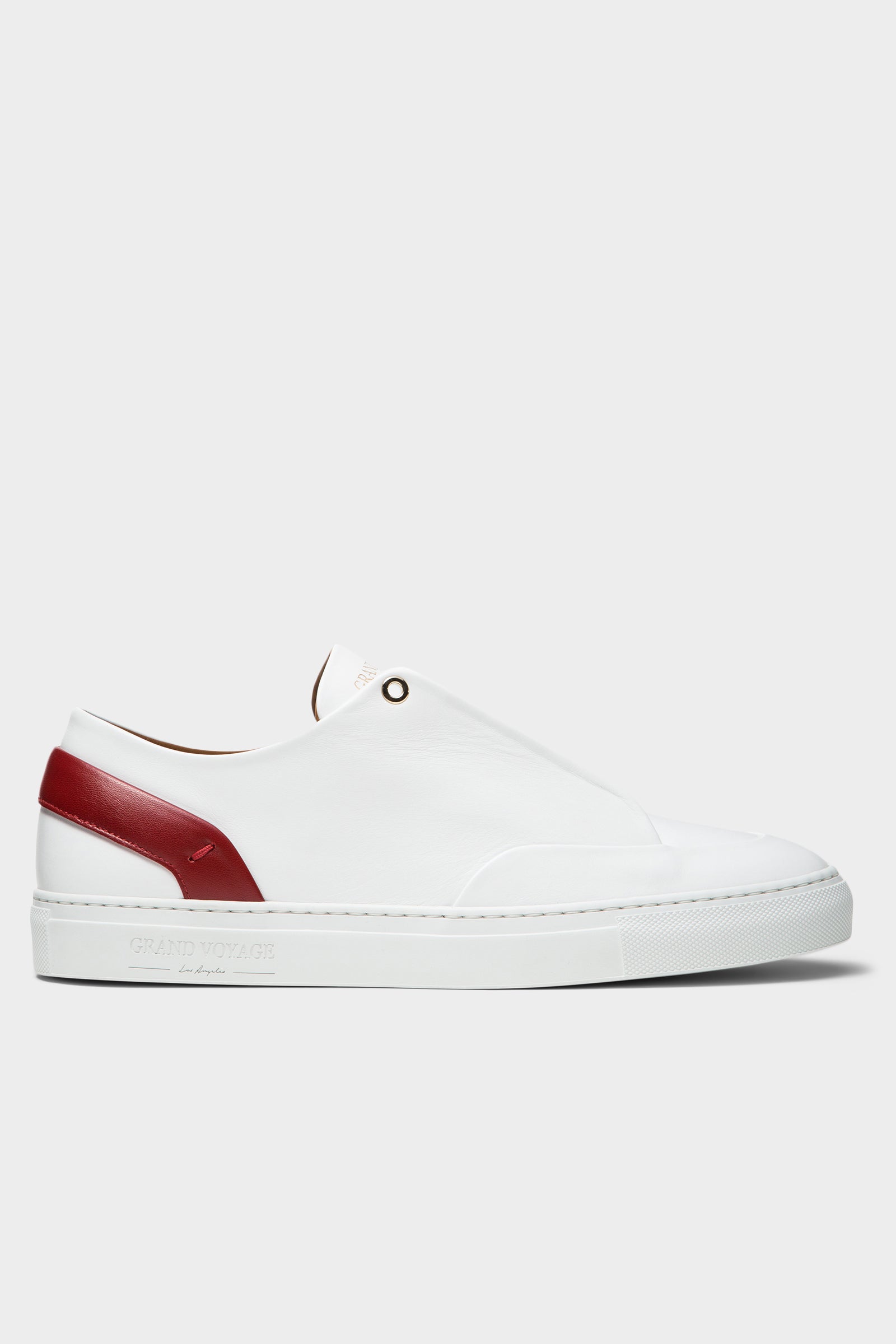 Avedon - White Leather Red Leather