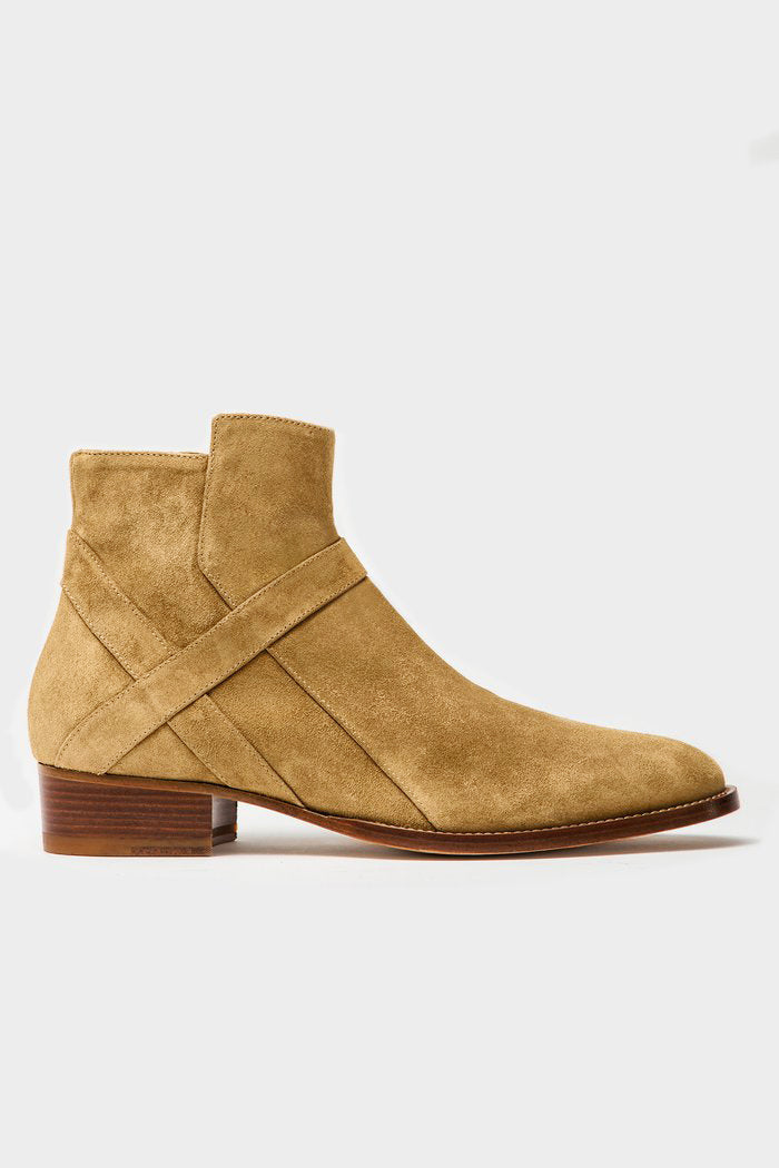 Bowie Mid - Beige Suede