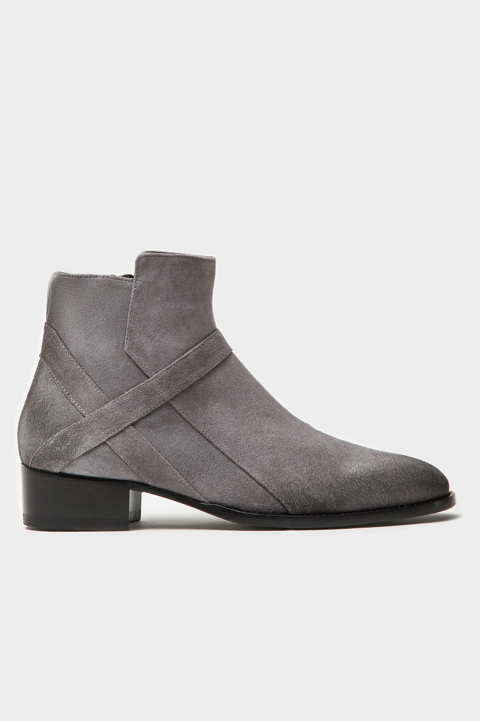 Bowie Mid - Grey Suede