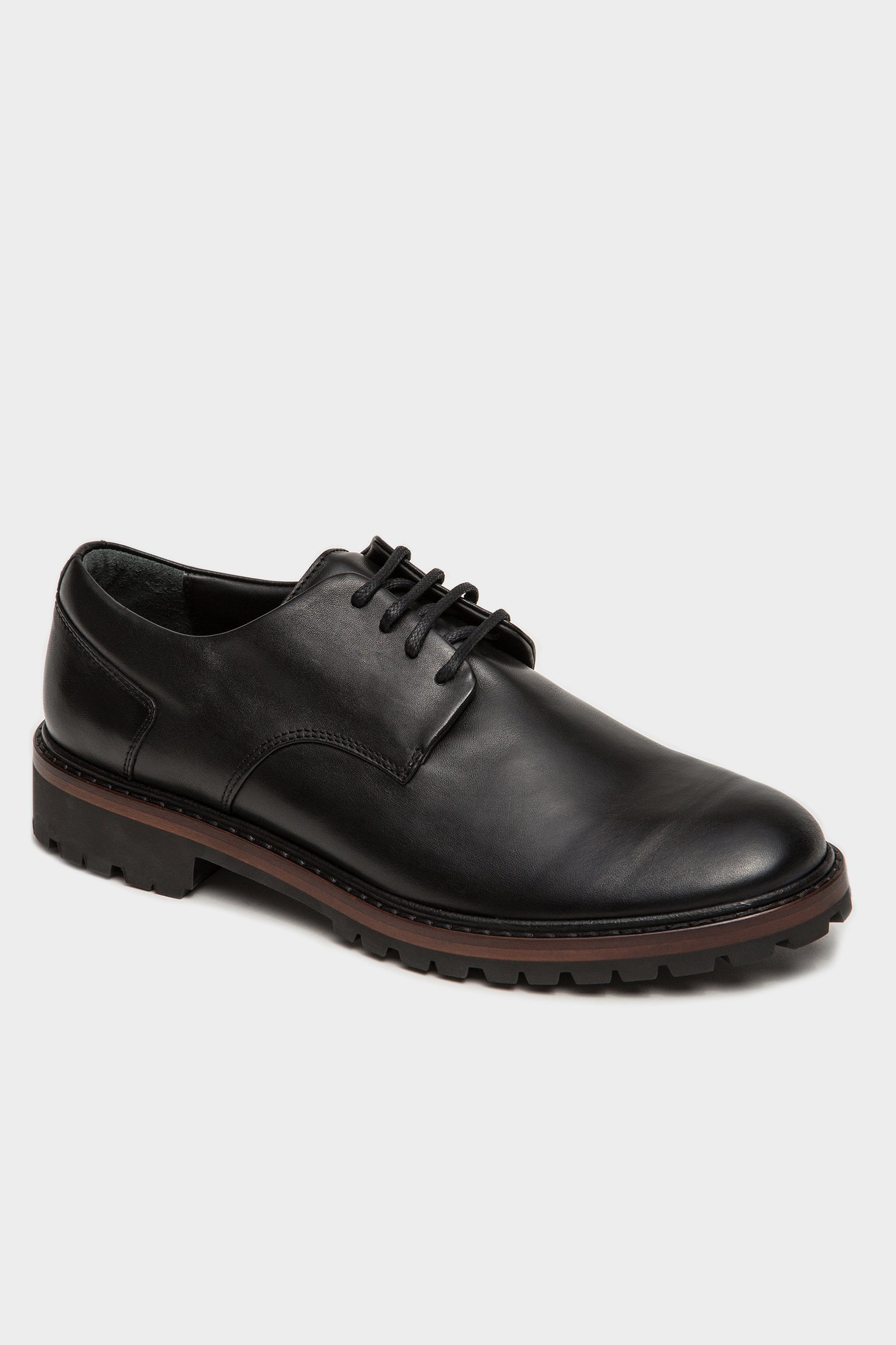 Davis Derby - Black Leather