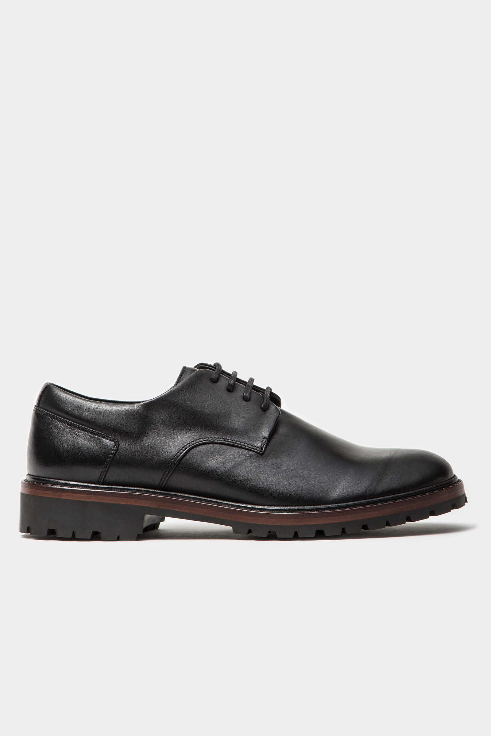 Davis Derby - Black Leather
