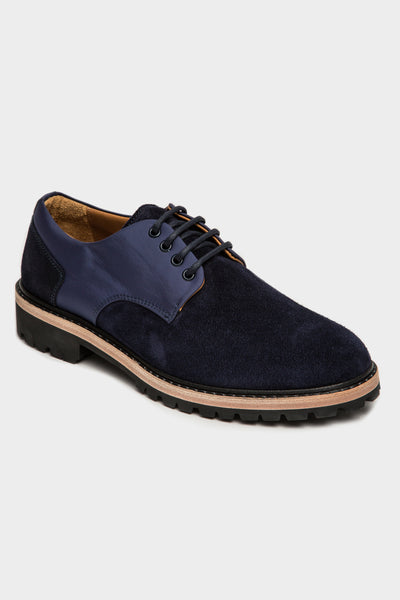 Davis Derby - Navy Suede