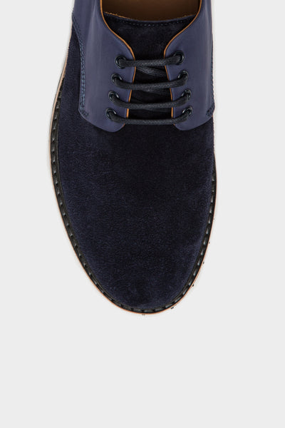 Davis Derby - Navy Suede