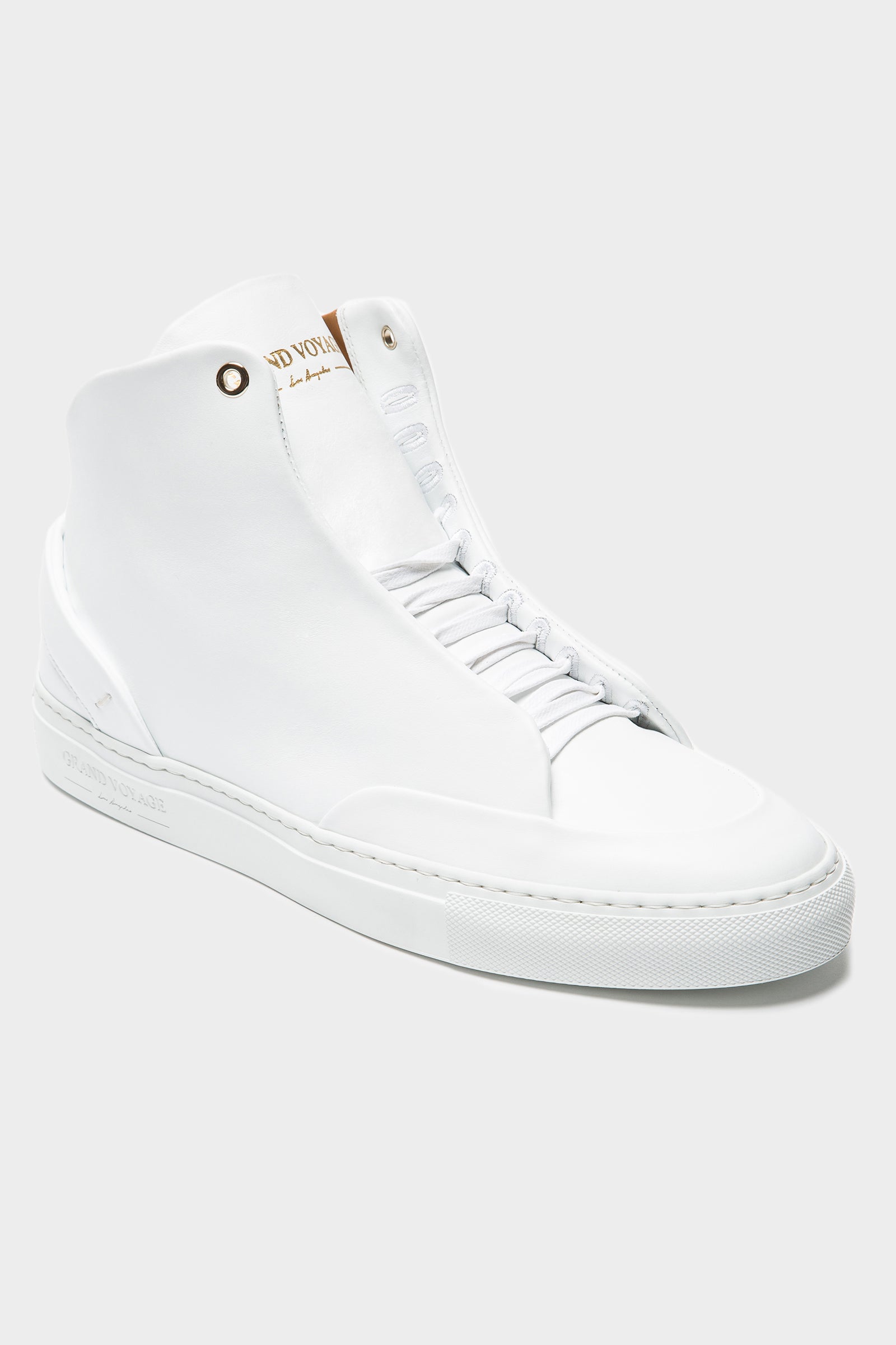 Avedon Mid - White Leather