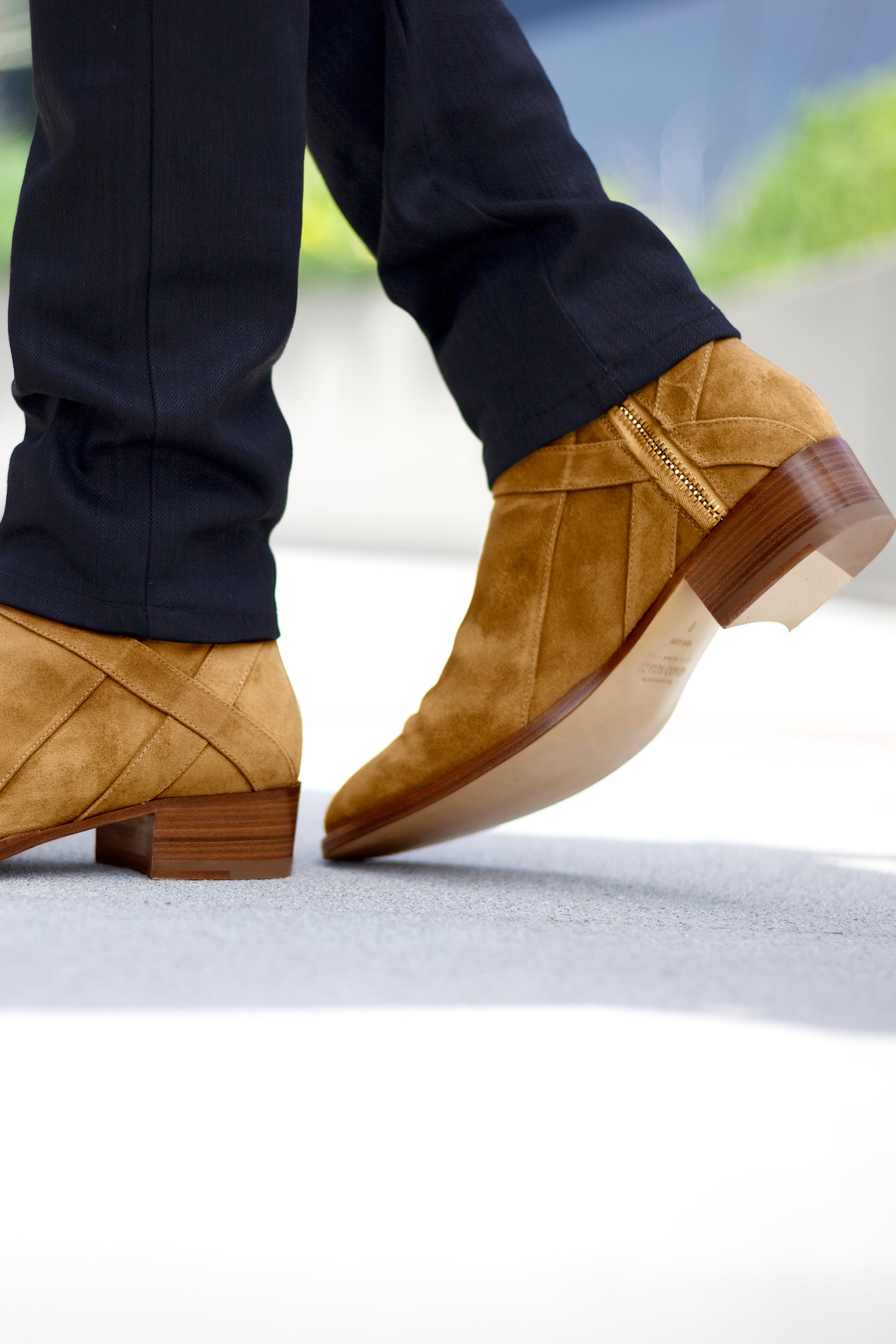 Bowie Mid - Beige Suede