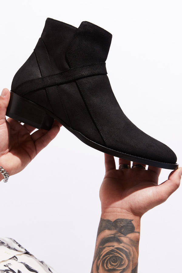 Bowie Mid - Black Oiled Suede - Grand Voyage display picture 3